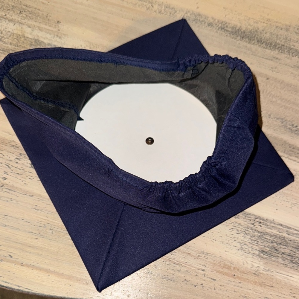 Navy Blue Graduation Cap - Picture 2 of 3